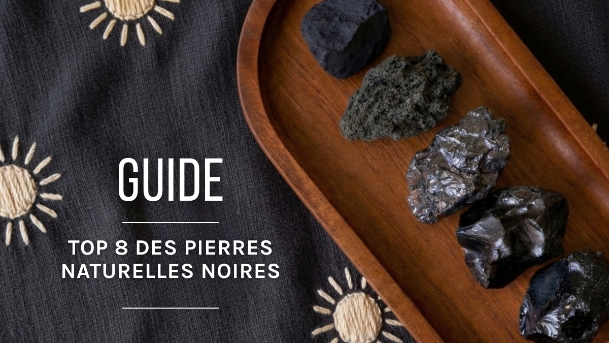 Top 8 des pierres naturelles noires pour vos bijoux