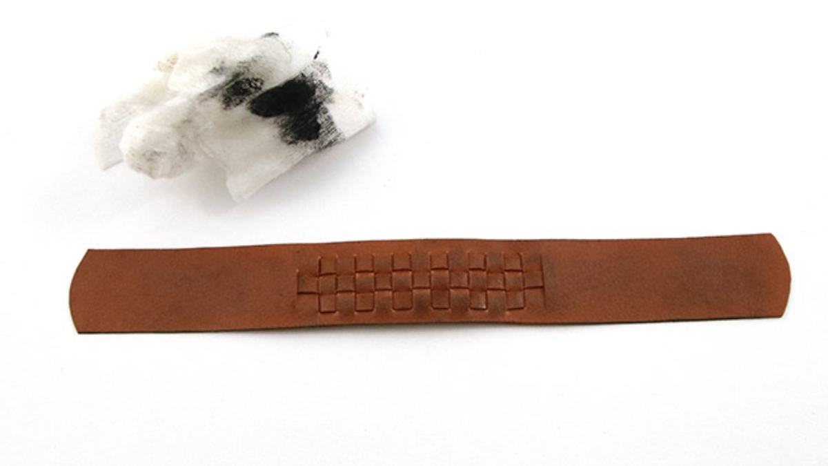 Bracelet fimo effet cuir