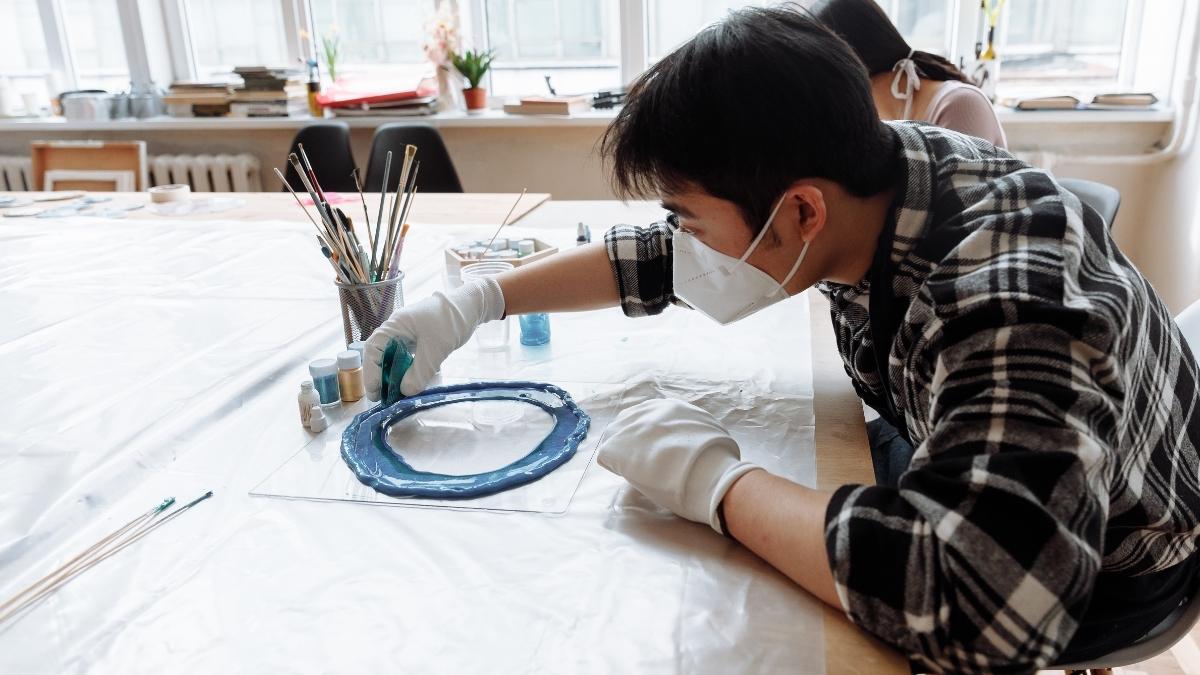 travailler la r&eacute;sine &eacute;poxy