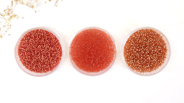 perles miyuki orange fonc&eacute;