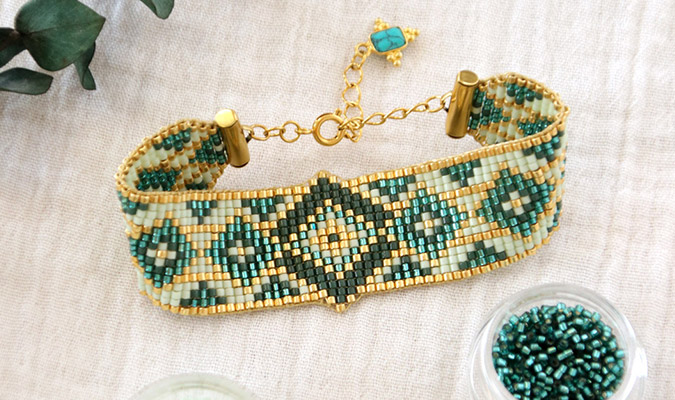 perles miyuki losange