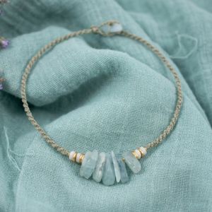 bracelet aigue marine