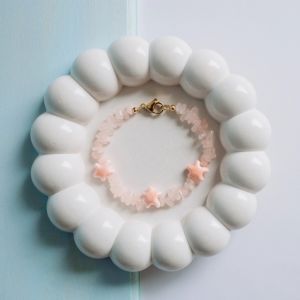 bracelet quartz rose