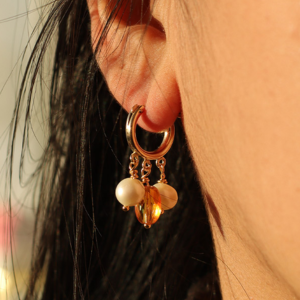 cr&eacute;oles dor&eacute;es avec perles