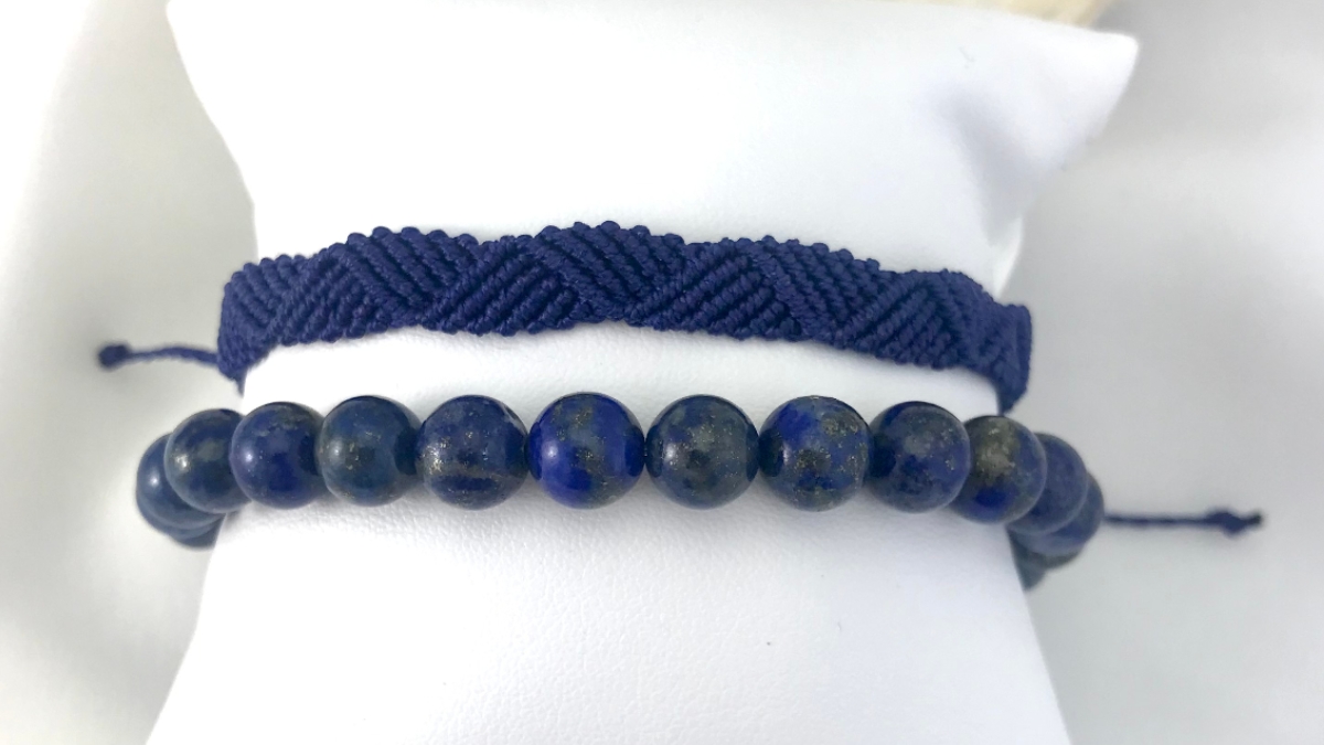 bracelet macram&eacute; homme