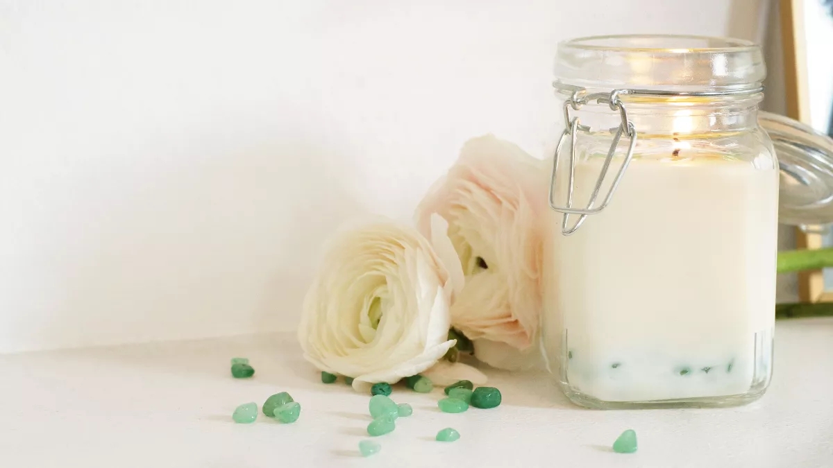 bougie pierre naturelle