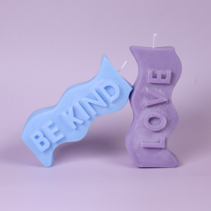 bougie &agrave; message pour No&euml;l