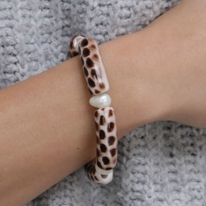 perles tubes l&eacute;opard