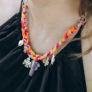 collier bandana tresse DIY