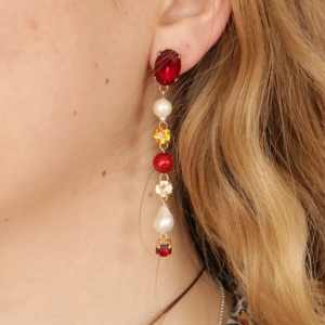 Boucles d'oreilles en cristal