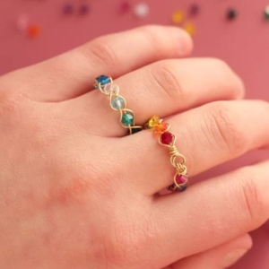 Bague en cristal facile