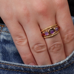 bague tress&eacute;e