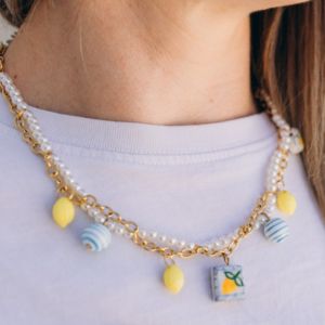 collier citron &eacute;t&eacute;