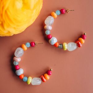 cr&eacute;oles estivales &agrave; grosses perles