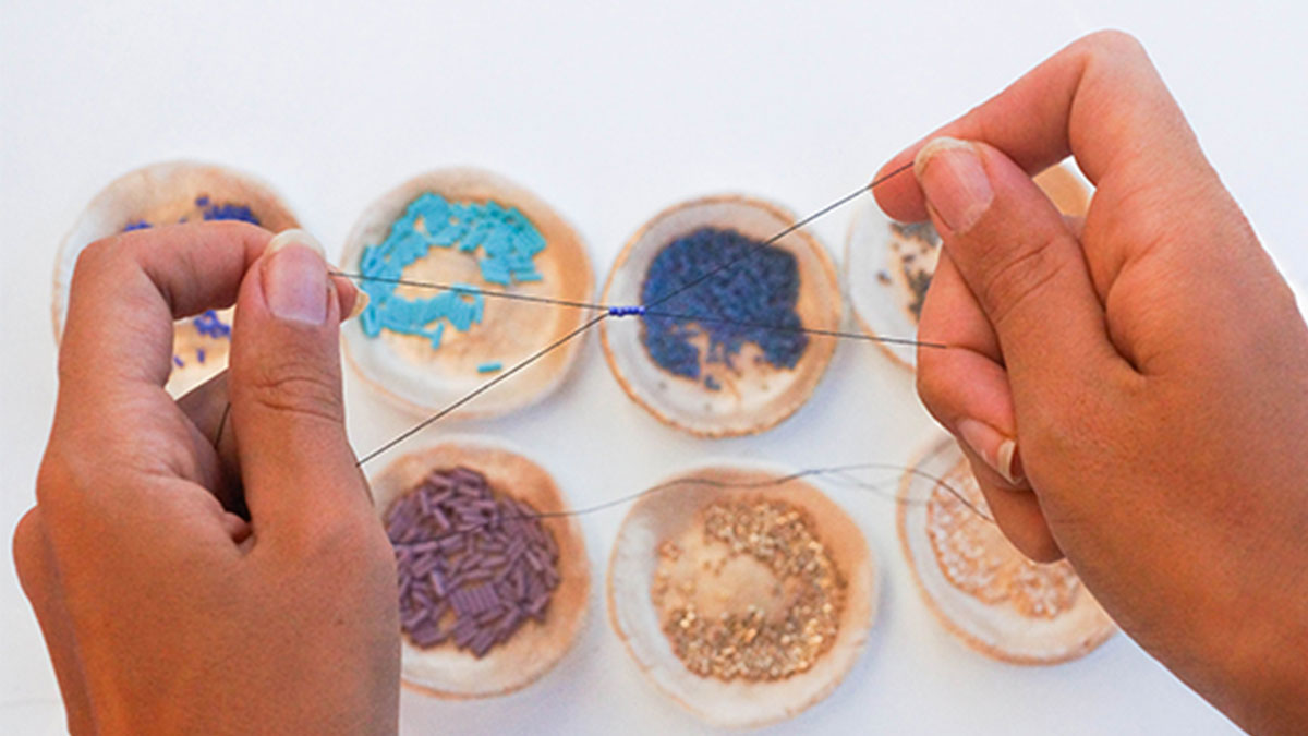 Bracelets tissage Miyuki Delicas et Bugles : Etape 5 Bracelets tissage Miyuki Delicas et Bugles : Etape 5