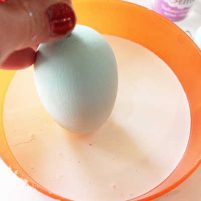 Oeufs de Pâques à décorer : Etape 2