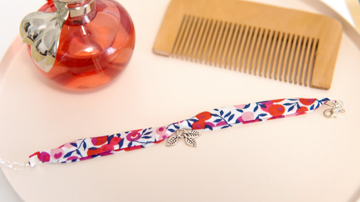 Schéma Tuto Bracelet ruban Liberty pour enfant