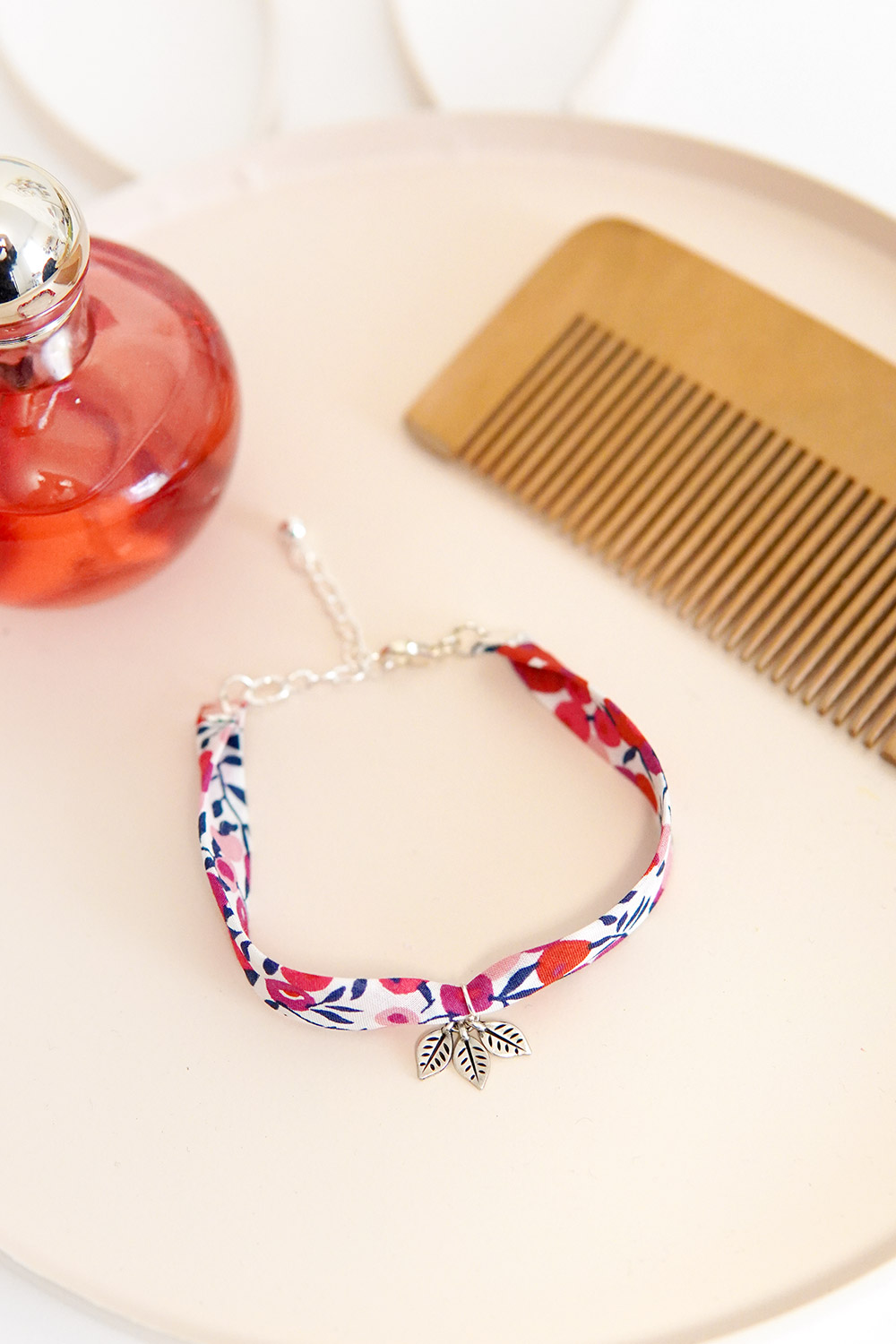 Schéma Tuto Bracelet ruban Liberty pour enfant