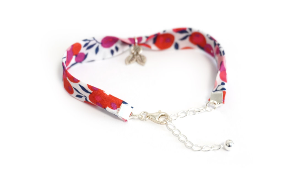Tuto Bracelet ruban Liberty pour enfant : Etape 4