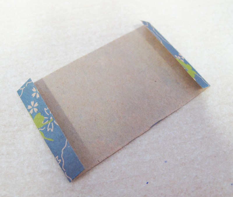 Boucles d'oreilles Origami motif Jungle : Etape 2