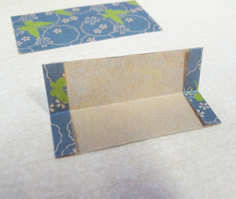 Boucles d'oreilles Origami motif Jungle : Etape 3