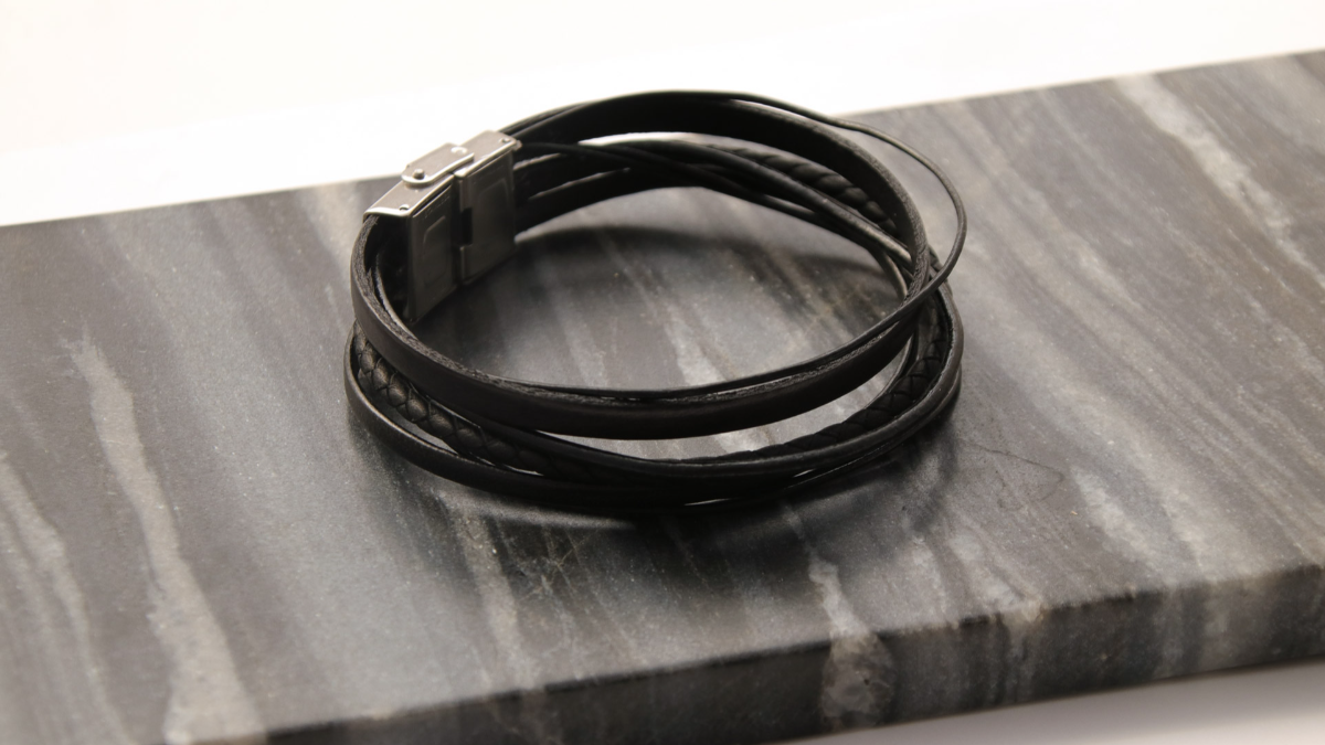 Schéma Bracelet Multirang Lacets et Cordons en cuir