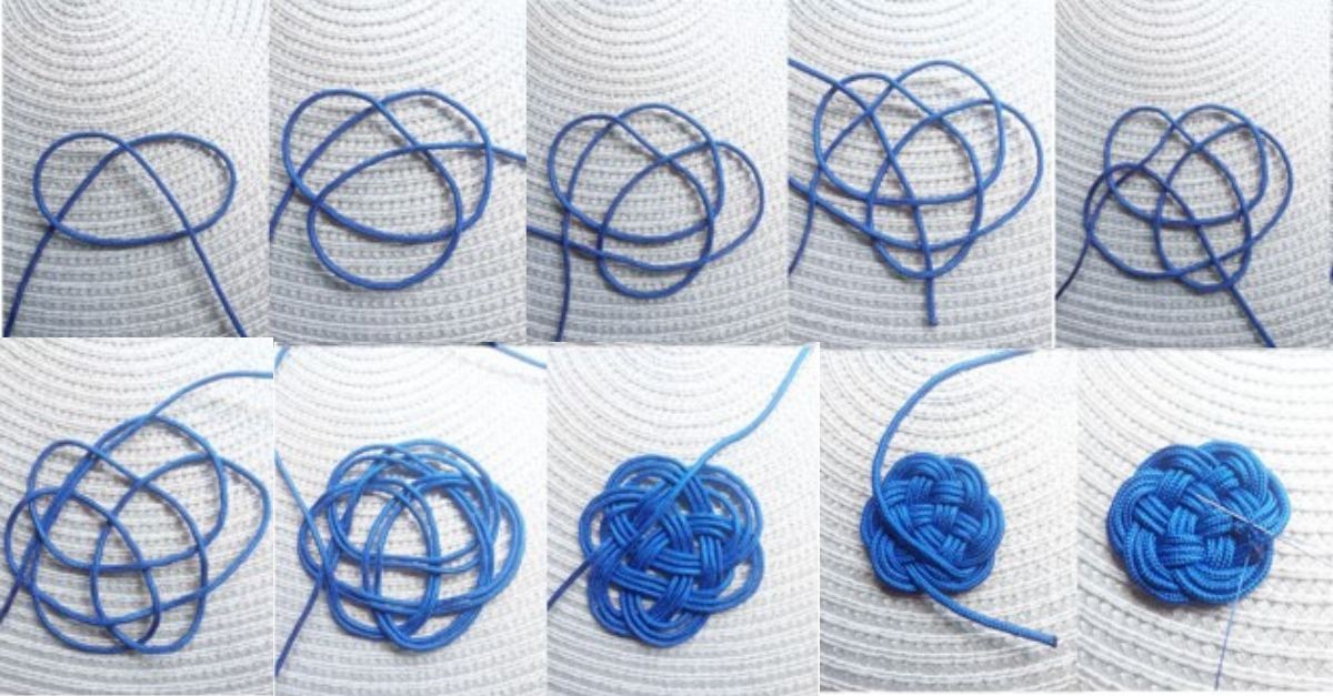 Boucles d'oreilles noeud de piton et cabochons PureCrystal : Etape 1