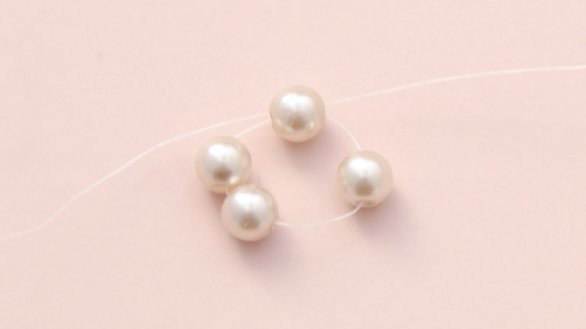 Bracelet douceur perles nacrées Preciosa et Mix Miyuki delicas : Etape 1