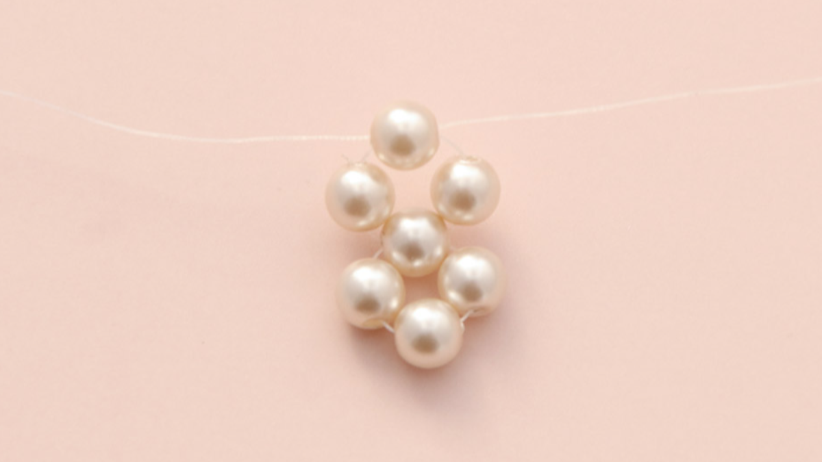 Bracelet douceur perles nacrées Preciosa et Mix Miyuki delicas : Etape 3