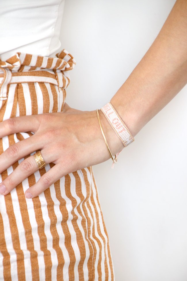 Schéma Bracelet en perles Miyuki avec message Chill out