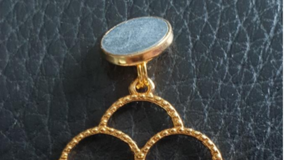 Bracelet tissage peyote de perles Miyuki Délicas 11/0 avec insertion de Strass Crystal Mesh PureCrystal : Etape 10