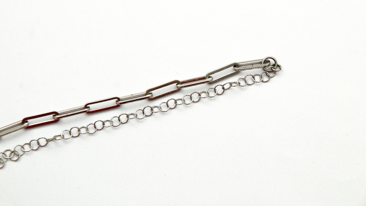 Bracelet multirang en acier inox, Miyuki Délicas et Toupies Swarovski : Etape 1