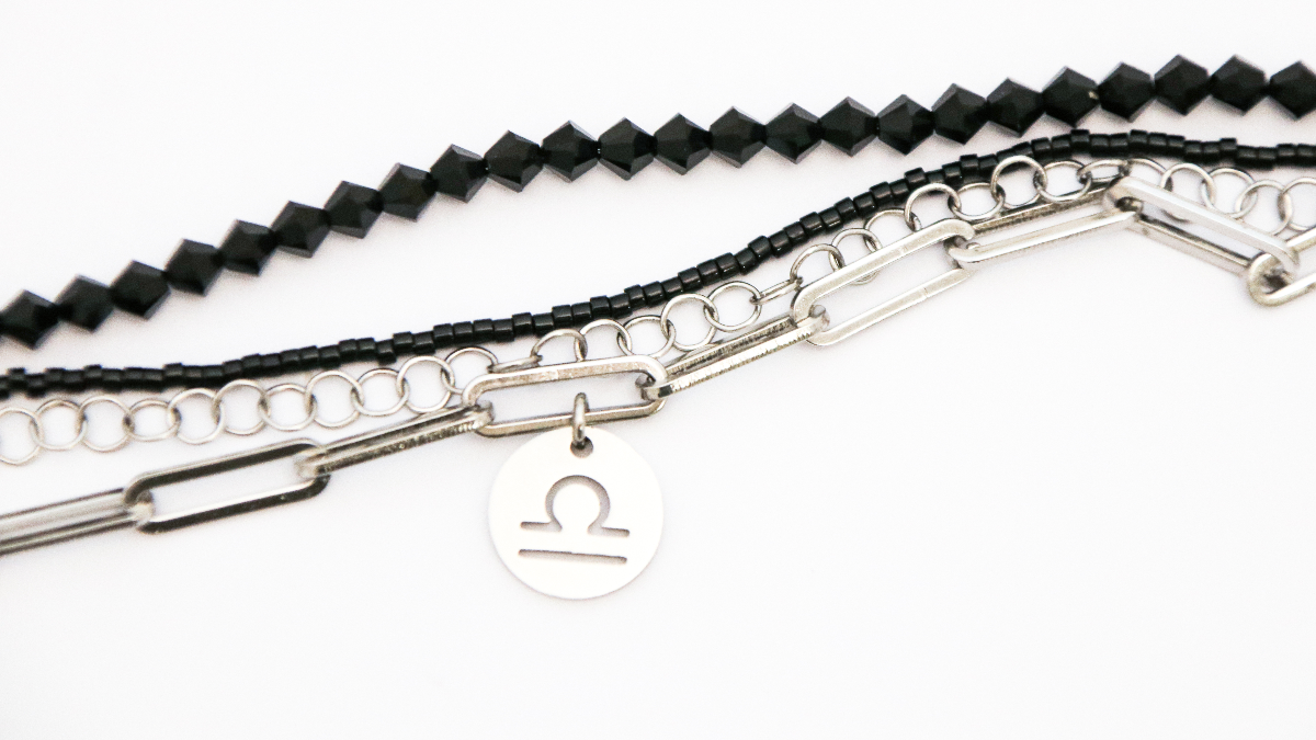 Bracelet multirang en acier inox, Miyuki Délicas et Toupies PureCrystal : Etape 5