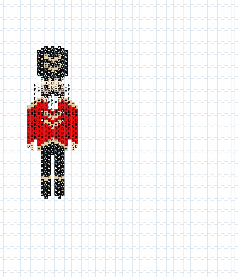 Schéma DIY tissage Noël brickstitch motif Casse Noisette en perles Miyuki Délicas