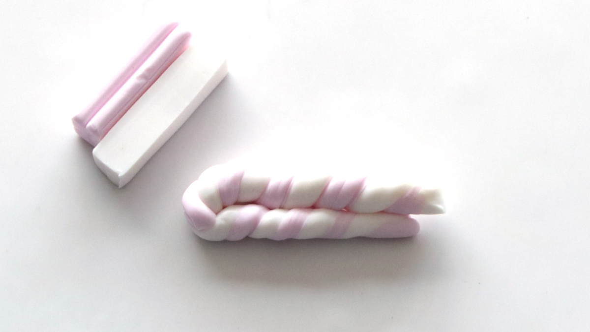 Marque place cristaux polymère : Etape 1