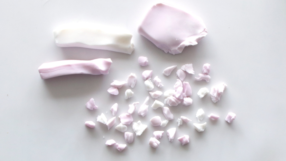 Marque place cristaux polymère : Etape 2