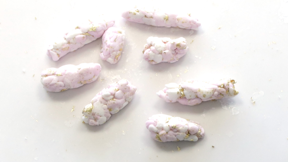 Marque place cristaux polymère : Etape 4