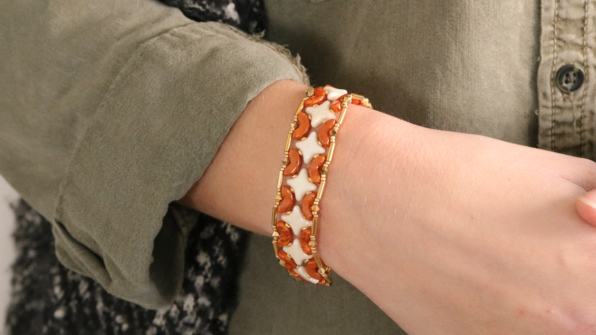 Schéma Bracelet de fête chic avec perles Starbeads et Arcos par Puca