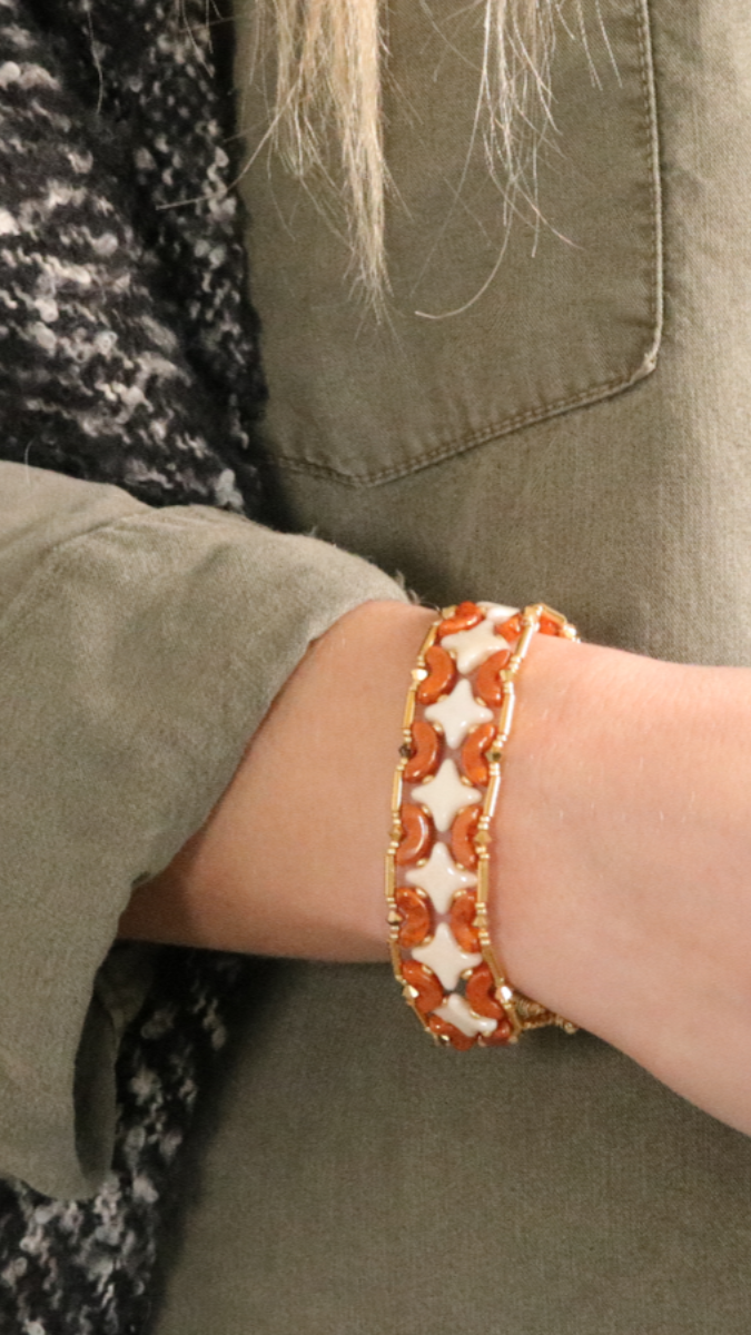 Schéma Bracelet de fête chic avec perles Starbeads et Arcos par Puca