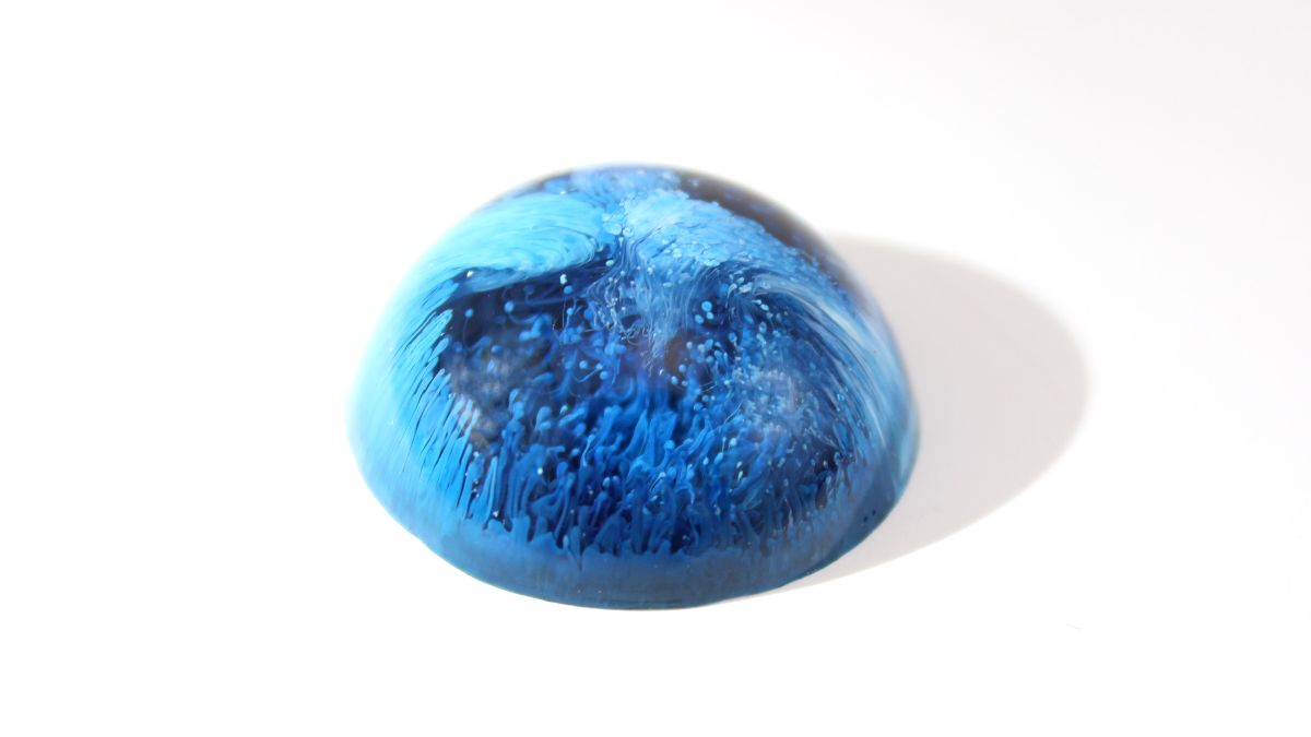 Schéma DIY cabochons en résine avec des encres à alcool