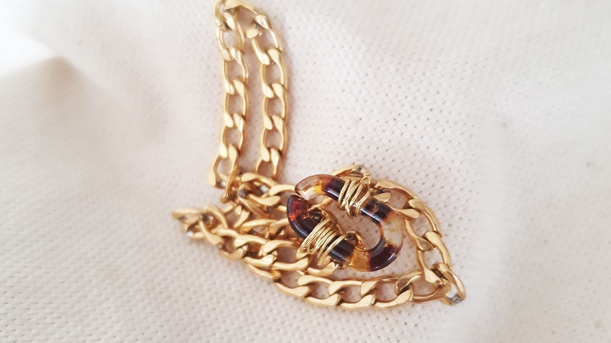 Bague multirang maille gourmette en acier inoxydable : Etape 2