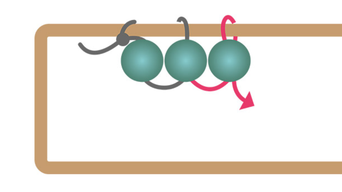 Boucles d'oreilles rectangle allongé et perles turquoise africaine : Etape 2
