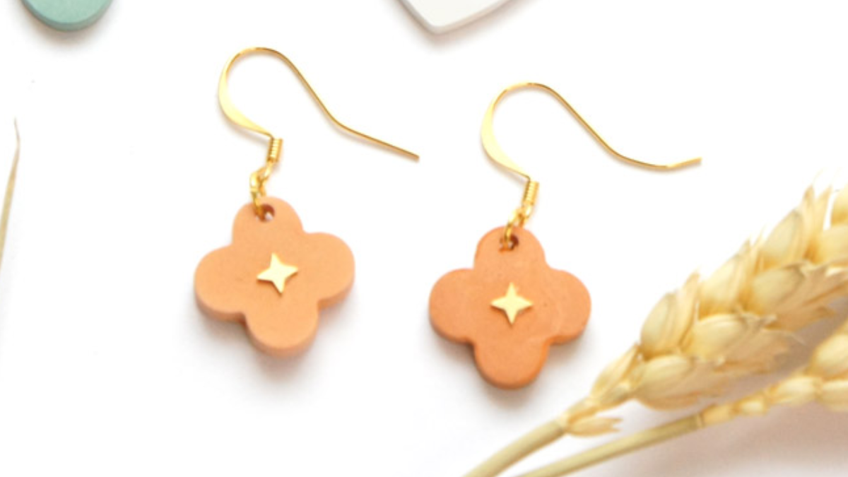 Tutoriel boucles d'oreilles avec Poudre de Moulage Raysin imitation céramique : Etape 6