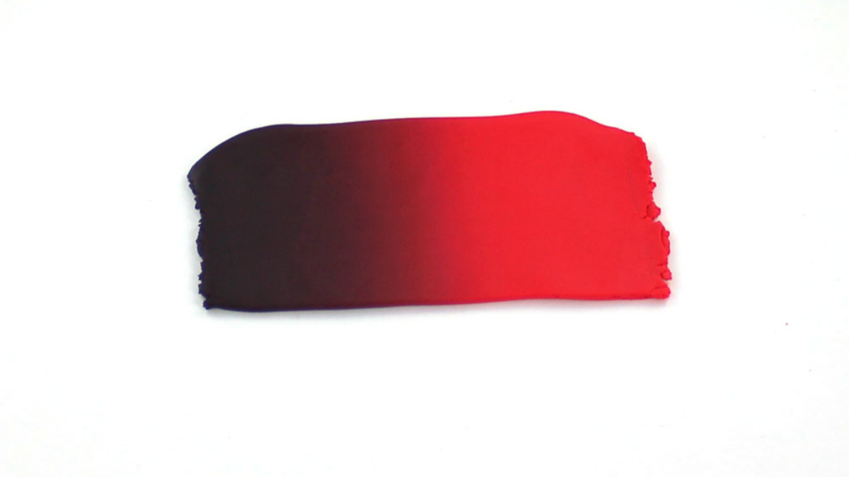 Boucles d'oreilles polymère cane rose : Etape 2