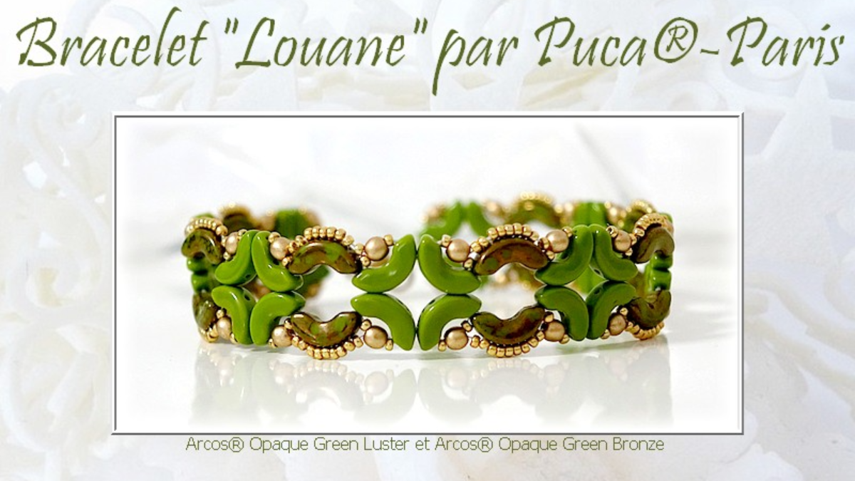 Bracelet Louane en perles en verre Arcos par Puca
