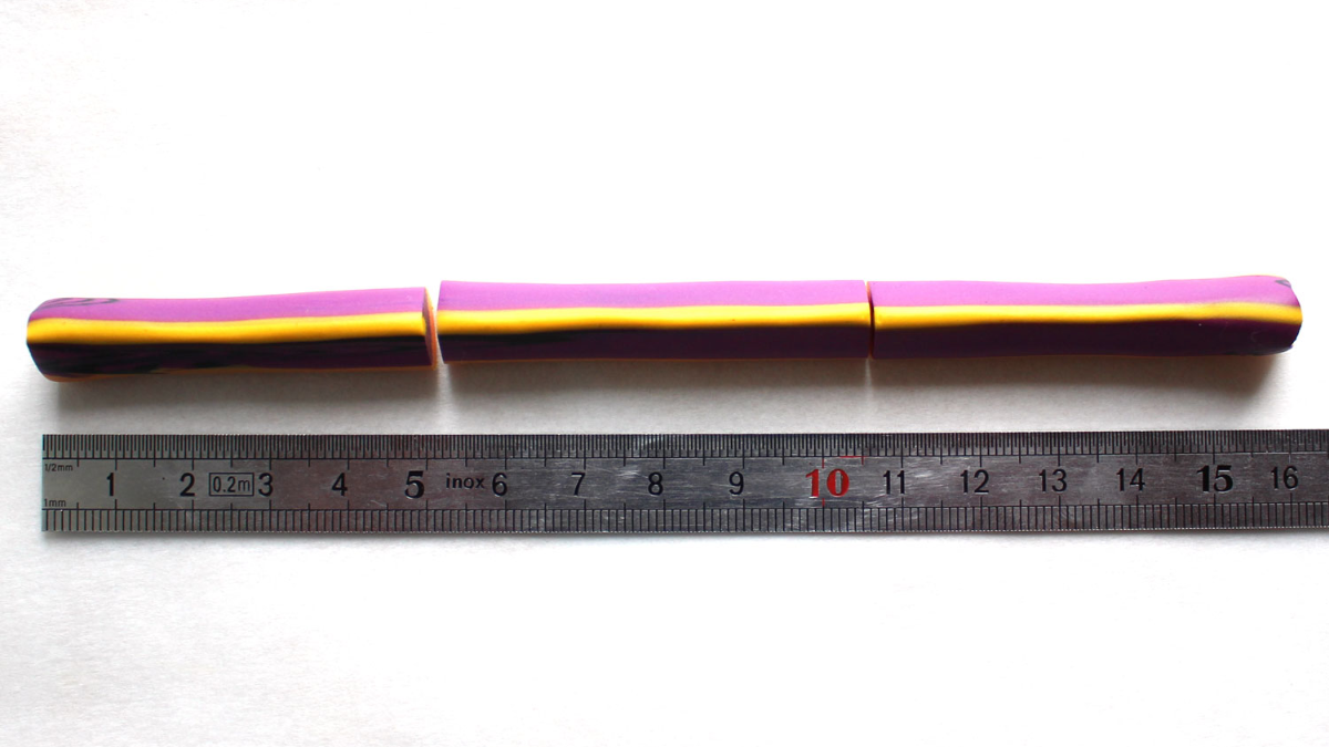 Boucles d'oreilles pensées en pâte polymère : Etape 11