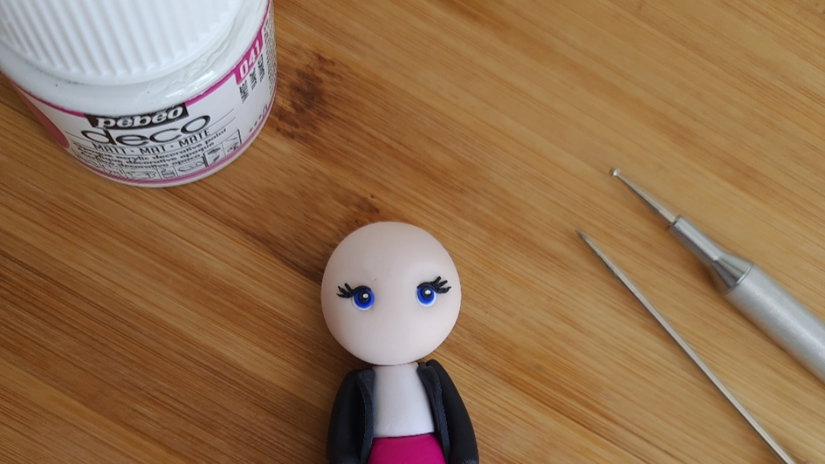 DIY Tuto - comment faire une figurine en pâte fimo : Etape 10