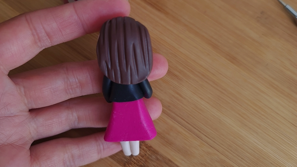 DIY Tuto - comment faire une figurine en pâte fimo : Etape 12
