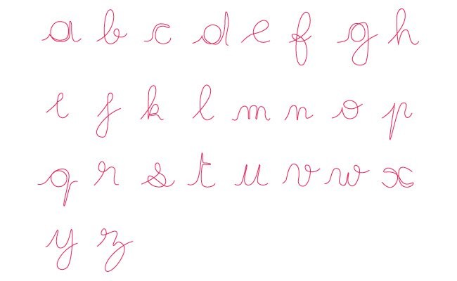 Schéma Bague mot Oui en fil formé