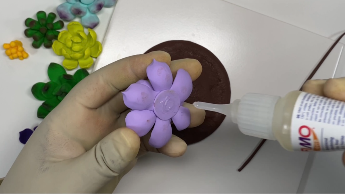 3 idées DIY pour recycler vos bocaux avec de la pâte polymère : Etape 33